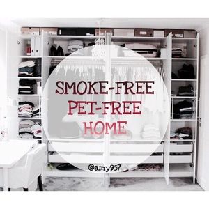 SMOKE FREE / PET FREE HOME!